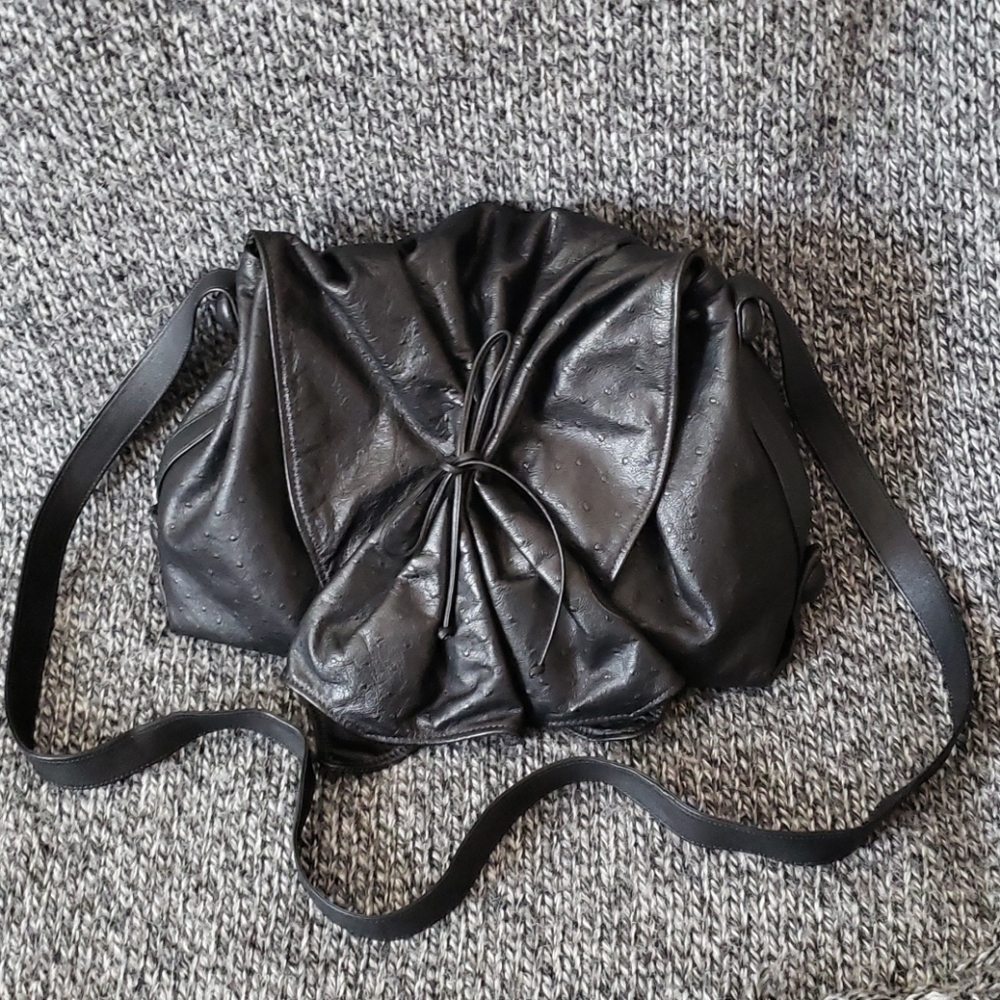 Carlos Falchi Vintage Signature XL Cross Body Bag
